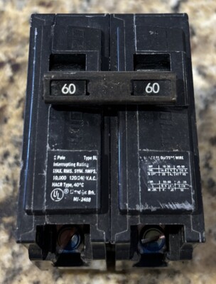 Siemens ITE B260 60 Amp 2 Pole Bolt-On Circuit Breaker NOS