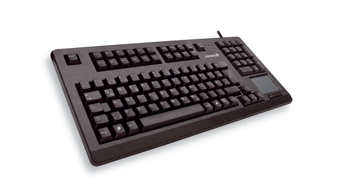CHERRY ELECTRICAL G80-11900LUMEU-2 Black Compact Keyboard with