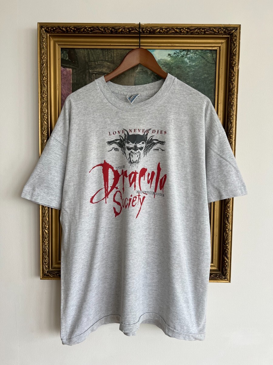Vintage 90s The Dracula Bram Stokers Love Never Dies T-shirt Sz XL