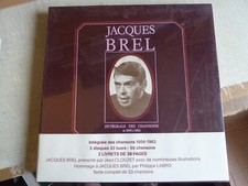 Jacques Brel * Coffret neuf 5 disques  * Intégrale des chansons 1954-1962 *