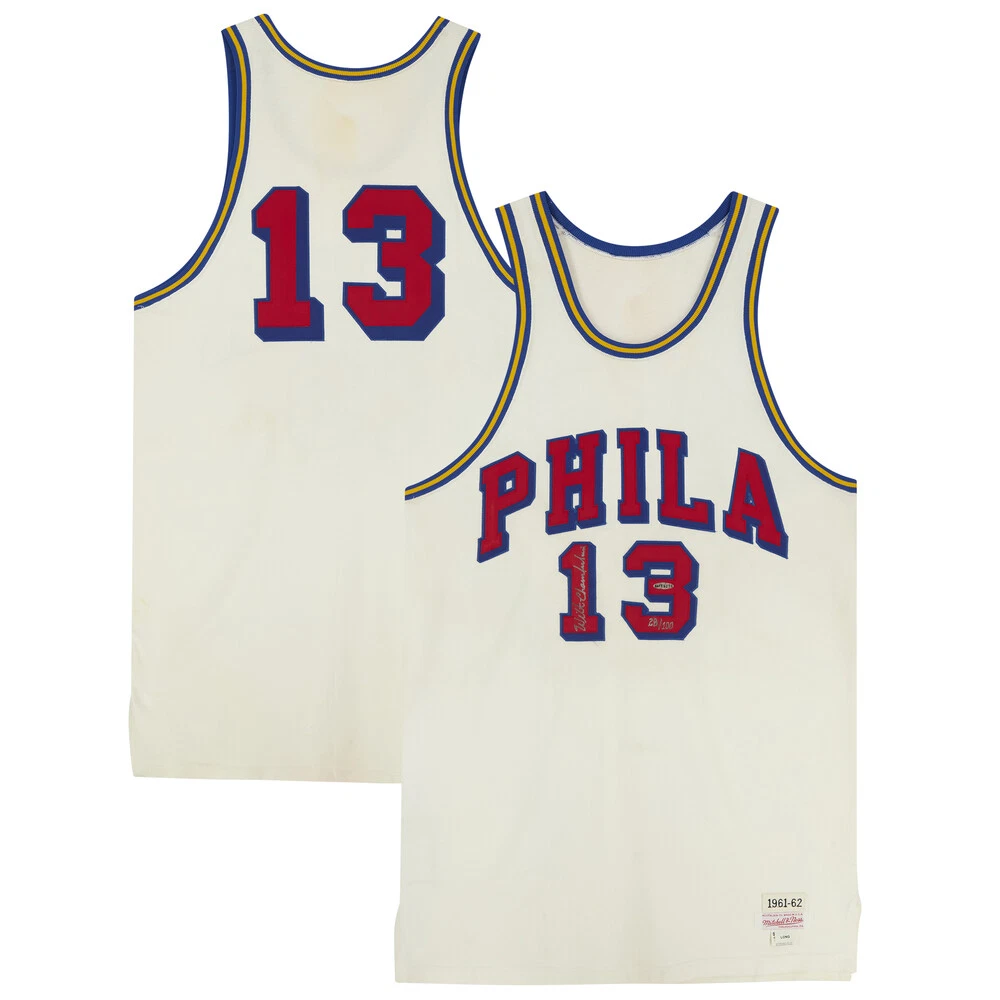 Wilt Chamberlain Signed Authentic Philadelphia Warriors Jersey UDA Upper  Deck