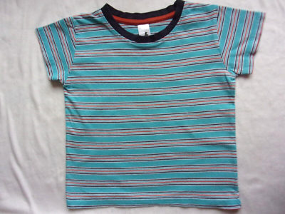 GARCON T-SHIRT manche courte rayé Marque PALOMINO ans/92 cm