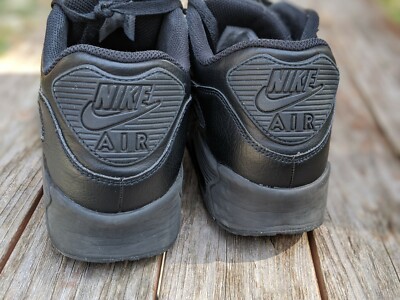 Size 7 (GS) - Nike Air Max 90 LTR Low Black - 833412-001 for