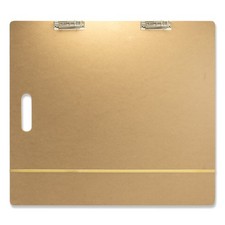 Officemate Artist Sketch Board with Handle, Portable Drawing Large, Brown