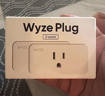 Wyze WLPP1CFH Smart Plug White, 2-Pack, WiFi Bluetooth 4.2