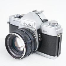-Minolta SR-1 35mm SLR Camera w/ Rokkor-PF 55mm f/1.8 Lens 0653