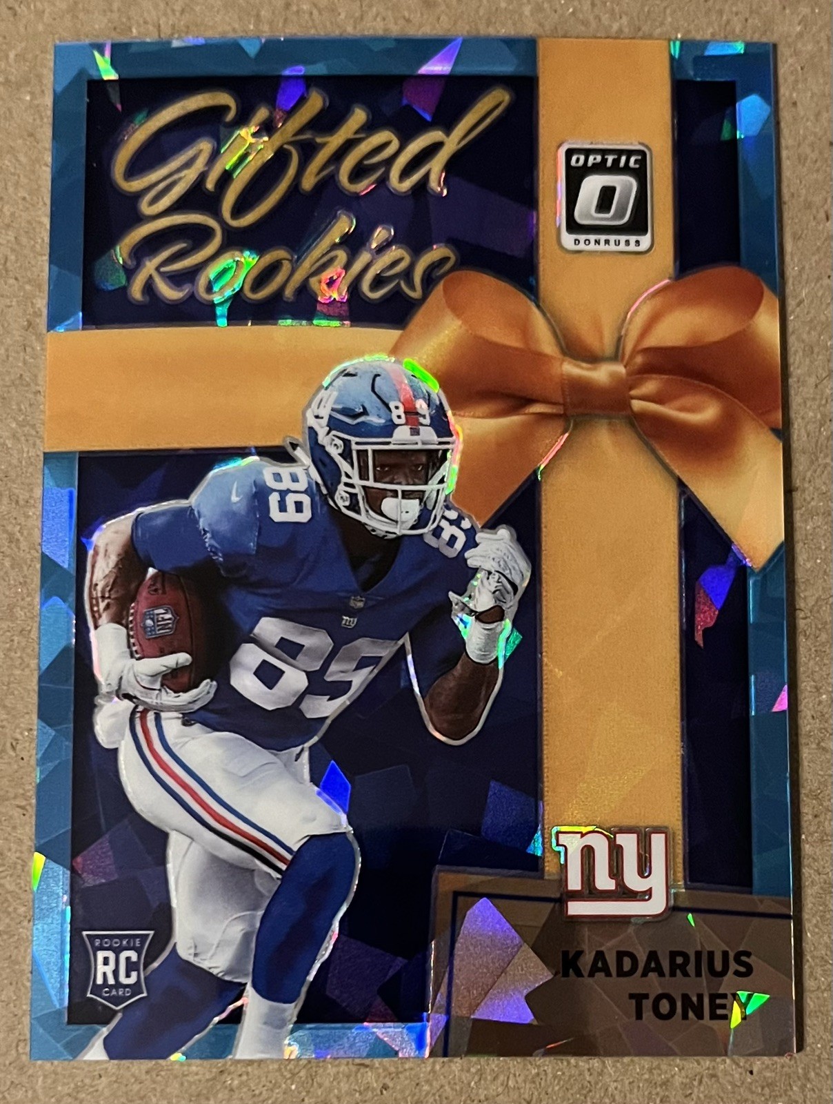 2021 Panini Donruss Optic Gifted Rookies Ice Prizm 14/15 Kadarius Toney GR-12 RC