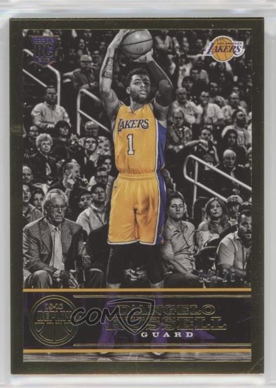 2015-16 Panini Replay Gold 1/25 D'Angelo Russell #2 2o7
