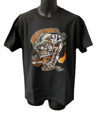 Harley Davidson Men's Gearmouth Short Sleeve T-Shirt Black 3002840-BLCK