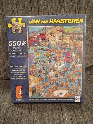 Ceaco Jan van Haasteren Cartoon Capers The Fire Station 550 Piece Jigsaw Puzzle