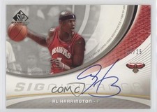 2005-06 SP Game Used Edition SIGnificance Silver 14/25 Al Harrington Auto 1u6