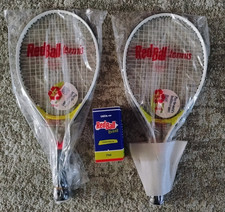 USTA RedBall Tennis Starter Pack 2 Smaller Rackets 2 Slower Balls NEW
