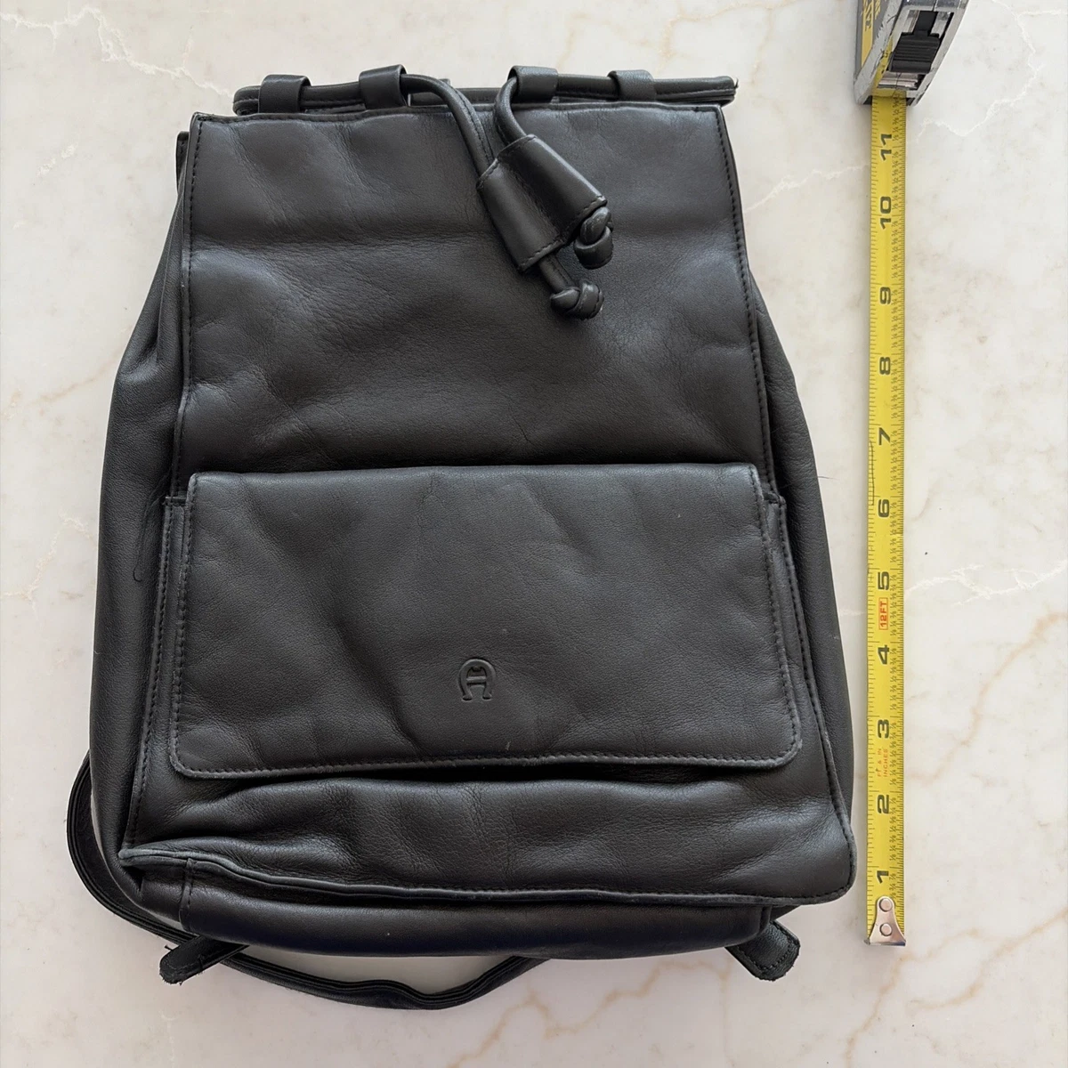 Etienne Aigner Drawstring Leather Exterior Bags & Handbags for