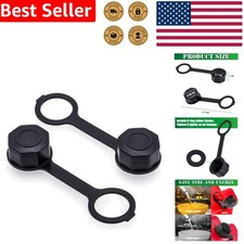 2PCS Leak-Proof Gas Can Vent Caps - Durable Black Replacement for Fuel Tanks