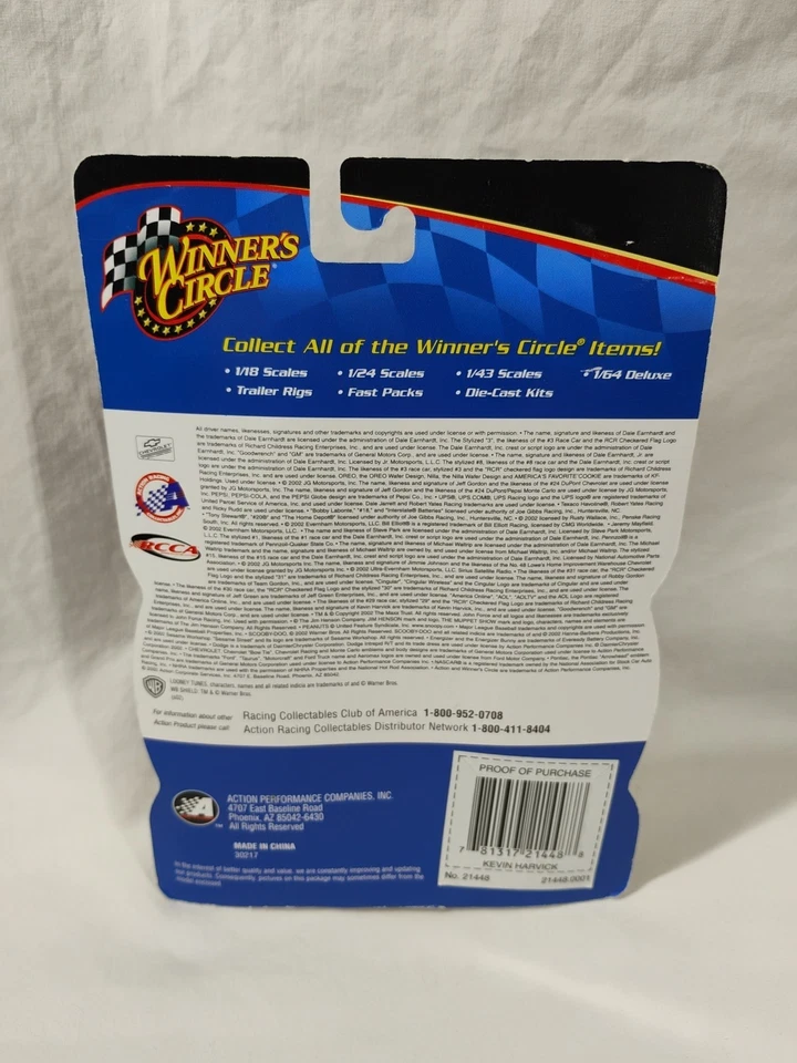 Kevin Harvick #29 Goodwrench 2003 Winners Circle Pit Pass NASCAR 1/64 Diecast - Image 4 of 4