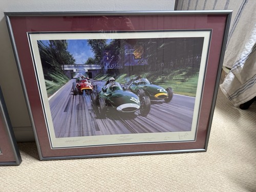1992 Motorsport Revue Calendrier - 1950s de Course Photos Fangio Moss
