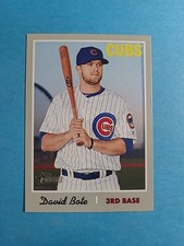 David Bote 2019 Topps Heritage Baseball Card # 347 J5825