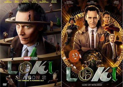 Loki TV Series Seasons 1-2 Complete DVD Set HD English All Region Free