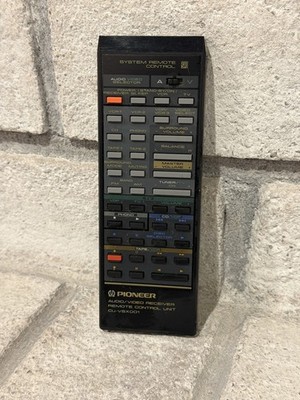 Genuine Pioneer CU-VSX001 AV Receiver Remote Control, Cleaned Tested Working!