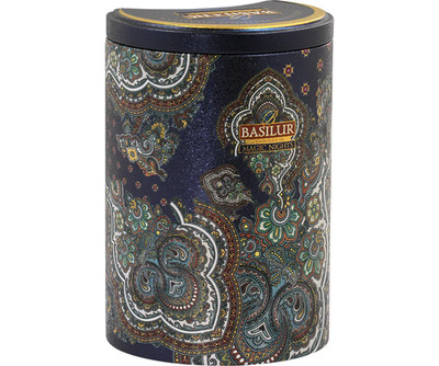 Basilur Magic Nights Tin Caddy - 100g Loose Leaf Black Pure Tea Sri Lankan