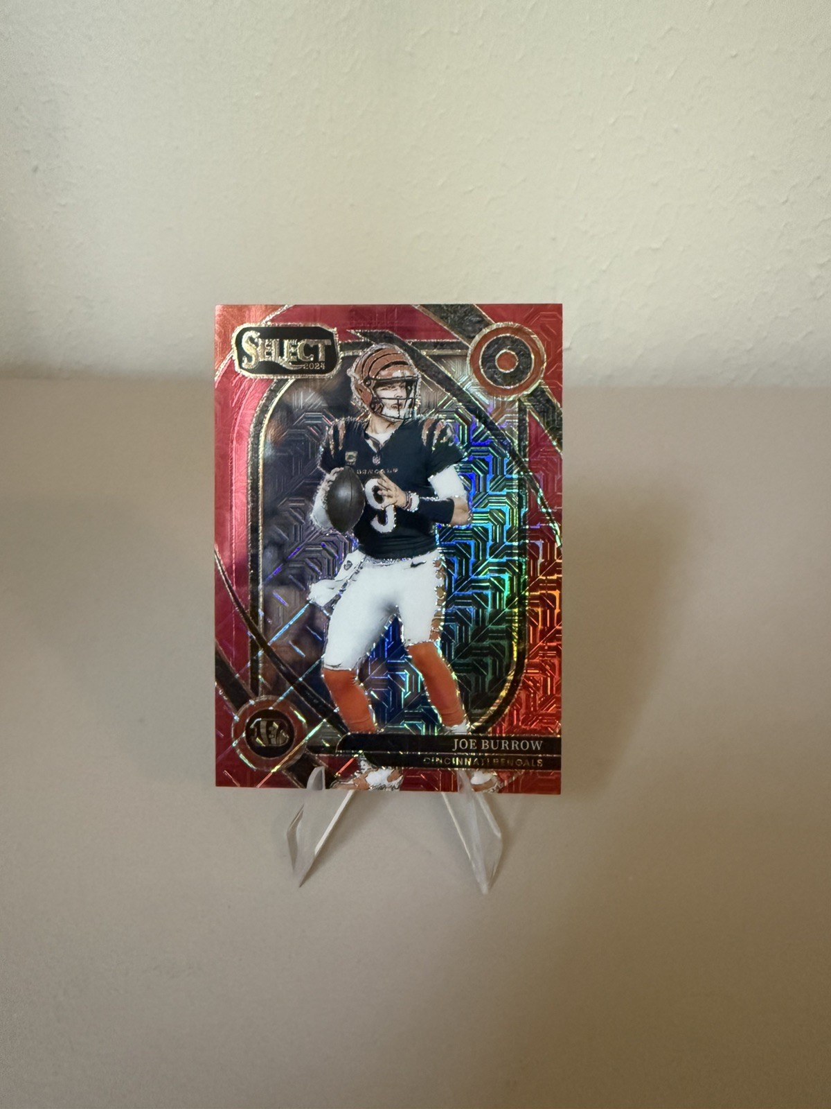 2024 Panini Select - Joe Burrow #230 Red Prizm /49