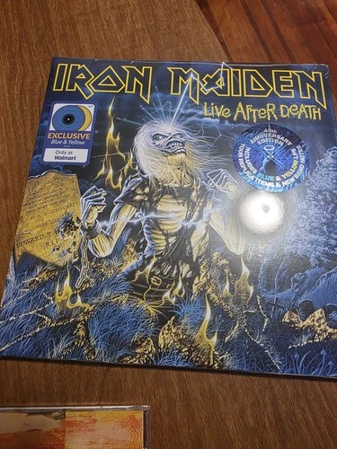 Iron Maiden - Live After Death 40th Anniversary (2LP 1 Blue 1 Yellow Vinyl) NEW