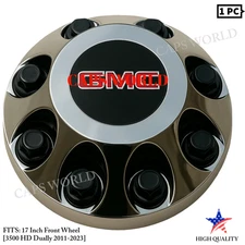 ONE FRONT Wheel Cap for 2011~Current Sierra 3500HD 17"  Dually