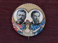 campaign pin pinback button political badge election LOCAL ADVERTISING