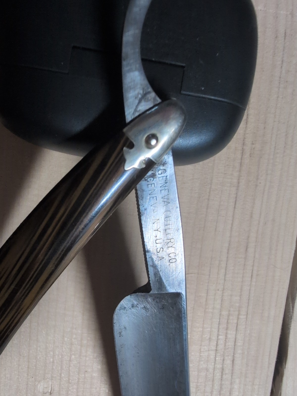 Vintage Geneva NY Cutlery Co USA Ontario Straight Razor