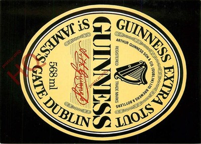 Ansichtskarte: Echtes Irland, Guinness