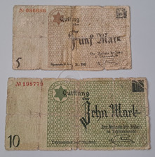 Poland Lodz Litzmannstadt Ghetto 5 and 10 mark -- see other sales