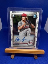 Ethan Lindow 2020 1st Bowman Chrome Auto 