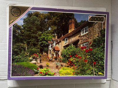 Falcon 3000 Teile Puzzle The Stone Cottage Neu Verpackung geöffnet