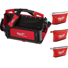 20"PACKOUT Tote w/Zipper Tool Bags in Multi-Color (3-Pack)