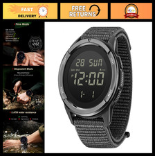 Digital Military Watch for Men & Women - Waterproof Tactical Sports LED Stopwatc