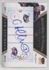 2011 Crown Royale Scratching the Surface Signatures Cam Atkinson #20 Auto 1e15