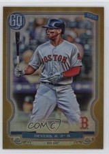 2020 Topps Gypsy Queen Box Topper Chrome Gold Refractor 15/50 Rafael Devers 1p03