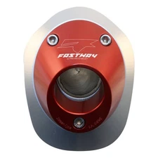 Spark Arrestor Exhaust End Cap - Red Pro Moto Billet PMB-01-1107_OB2