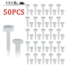 50 Pcs Car Door Panel Retainer Clips & Fasteners Fits GMC & Chevrolet 15960325