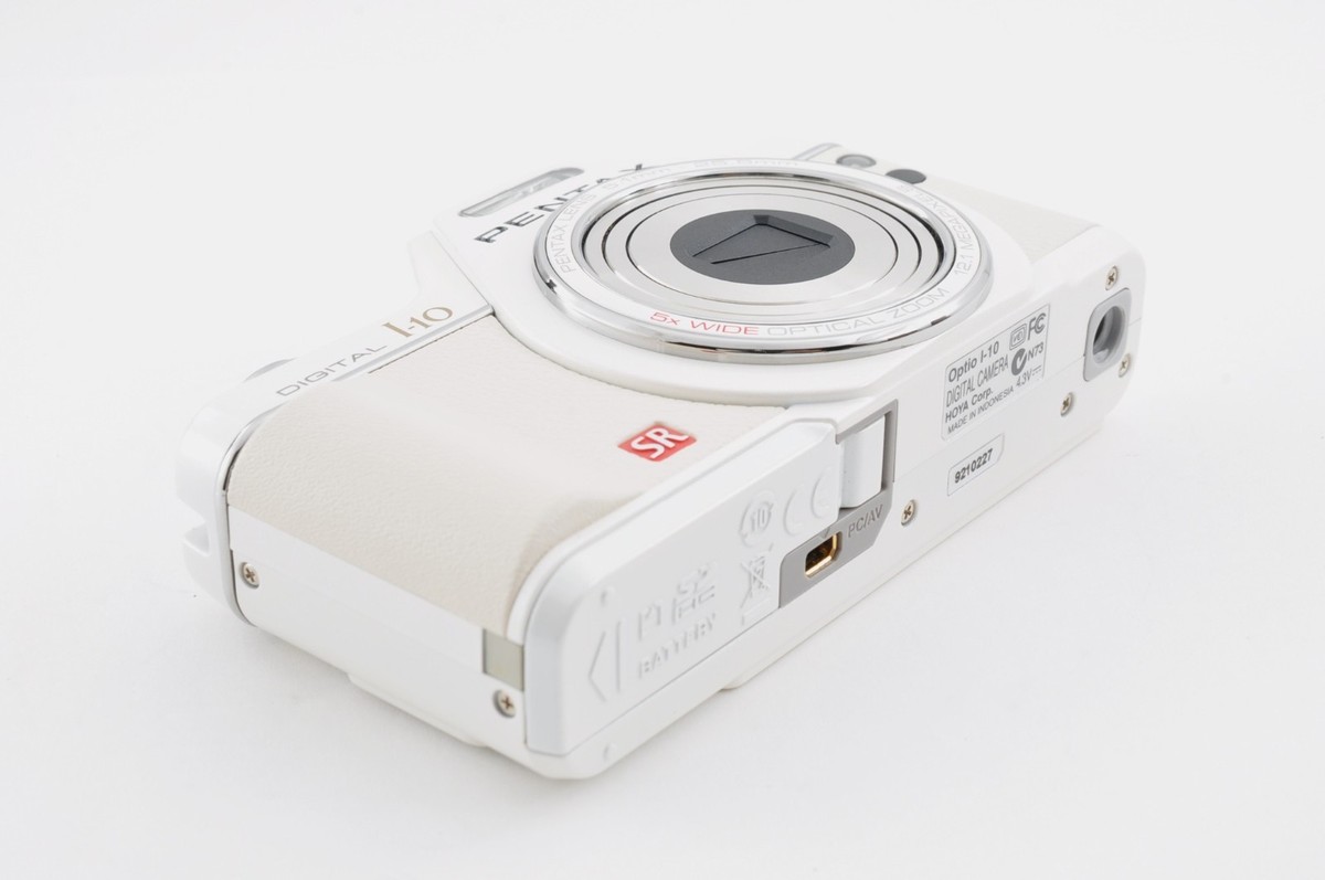 1yr Wty for US* PENTAX Optio i-10 Compact Digital Camera White Box