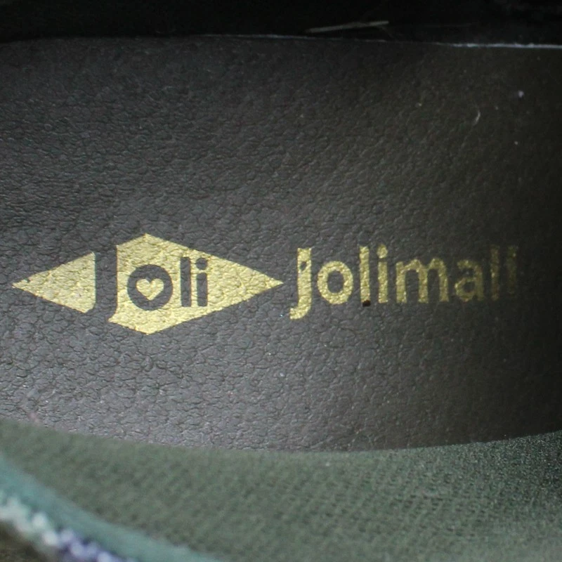 Jolimall Verde Camuflaje Bloque Tacón 2.25" Junior EE. UU. Talla 7 Foto 4 de 4