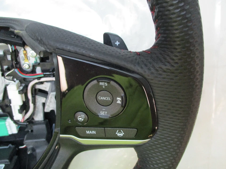 24 25 Honda Passport Black Edition Heated Black Leather Steering Wheel OEM LKQ - Изображение 3 из 4