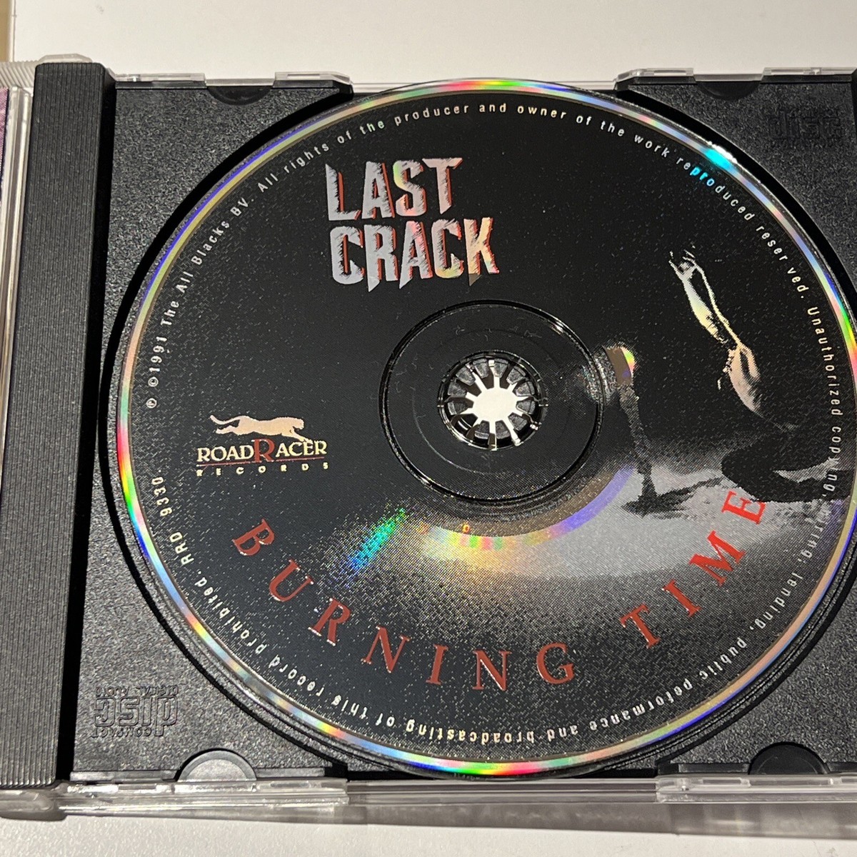 Last Crack Burning Time 1991 Road Racer Records CD Wisconsin