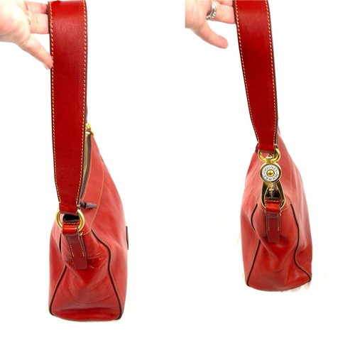Dooney & Bourke Florentiner großer Cassidy Hobo, rot 139 - Bild 18 von 18