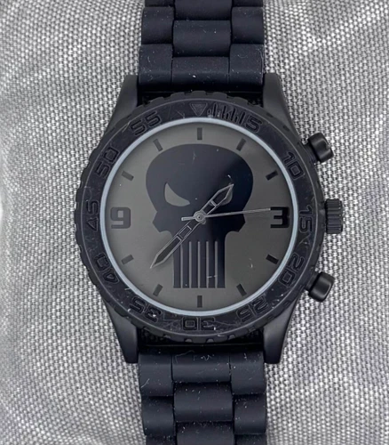Marvel Punisher PUN1502WM Analog Black Men's Watch 43mm