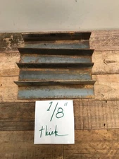 4 Large Rusty Industrial 1/8 thick 10" long L Right Angle Bracket Corner Brace