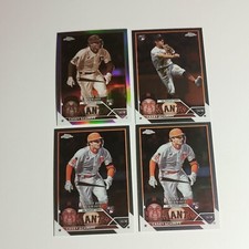 2023 Topps Chrome Update Casey Schmitt  Debut Sepia + 2 Base USC134  Base USC169