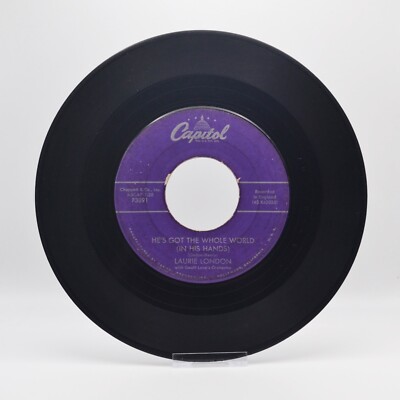 Laurie London - He's Got The Whole World / Handed Down 7'' Vinyl 45 RPM Record