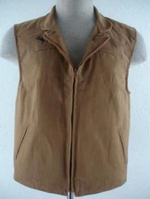 Women's M Wyoming Traders Tan Calamity Concealed Carry Vest Gun Holster Canvas