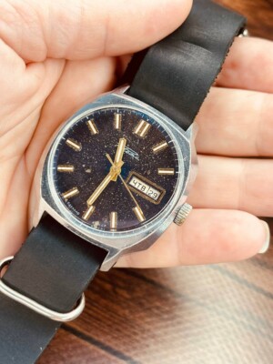 Wrist Watch Men's Soviet Raketa Automatic Watch USSR Serviced Vintage Rare 